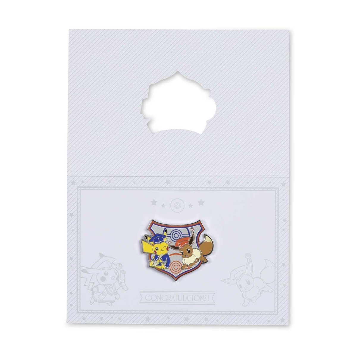 ポケモン 2024 EUIC  ネックストラップ　ピンバッチ Graduation Pikachu & Eevee 2024 Pokémon Pin Box Set (4-Pack