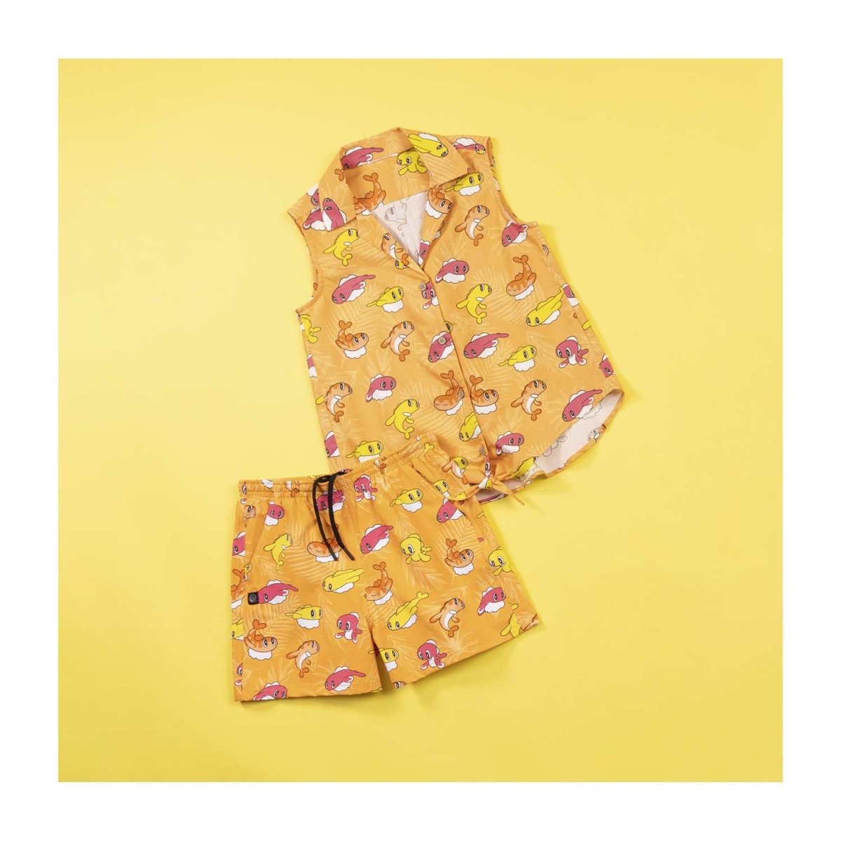 Tatsugiri Trio Pokémon Tropical Sleeveless Tropical Shirt