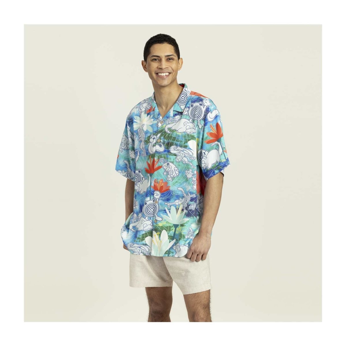 Sunlit Marsh Pokémon Tropical Shirt - Adult | Pokémon Center