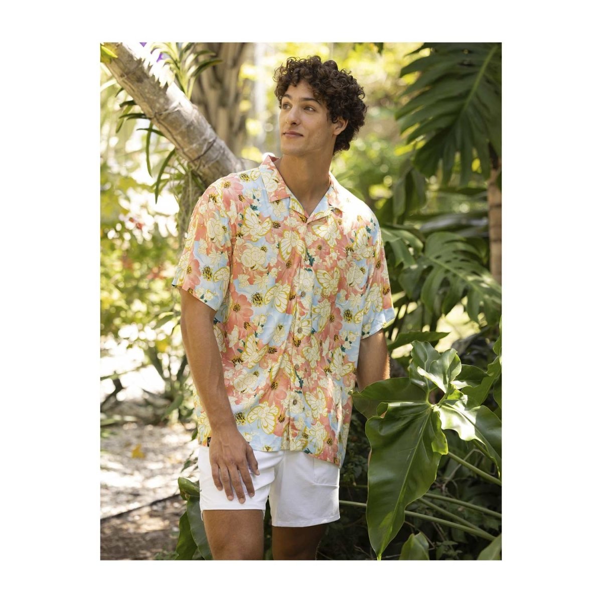 Dreamy Flowers Pokémon Tropical Shirt - Adult | Pokémon