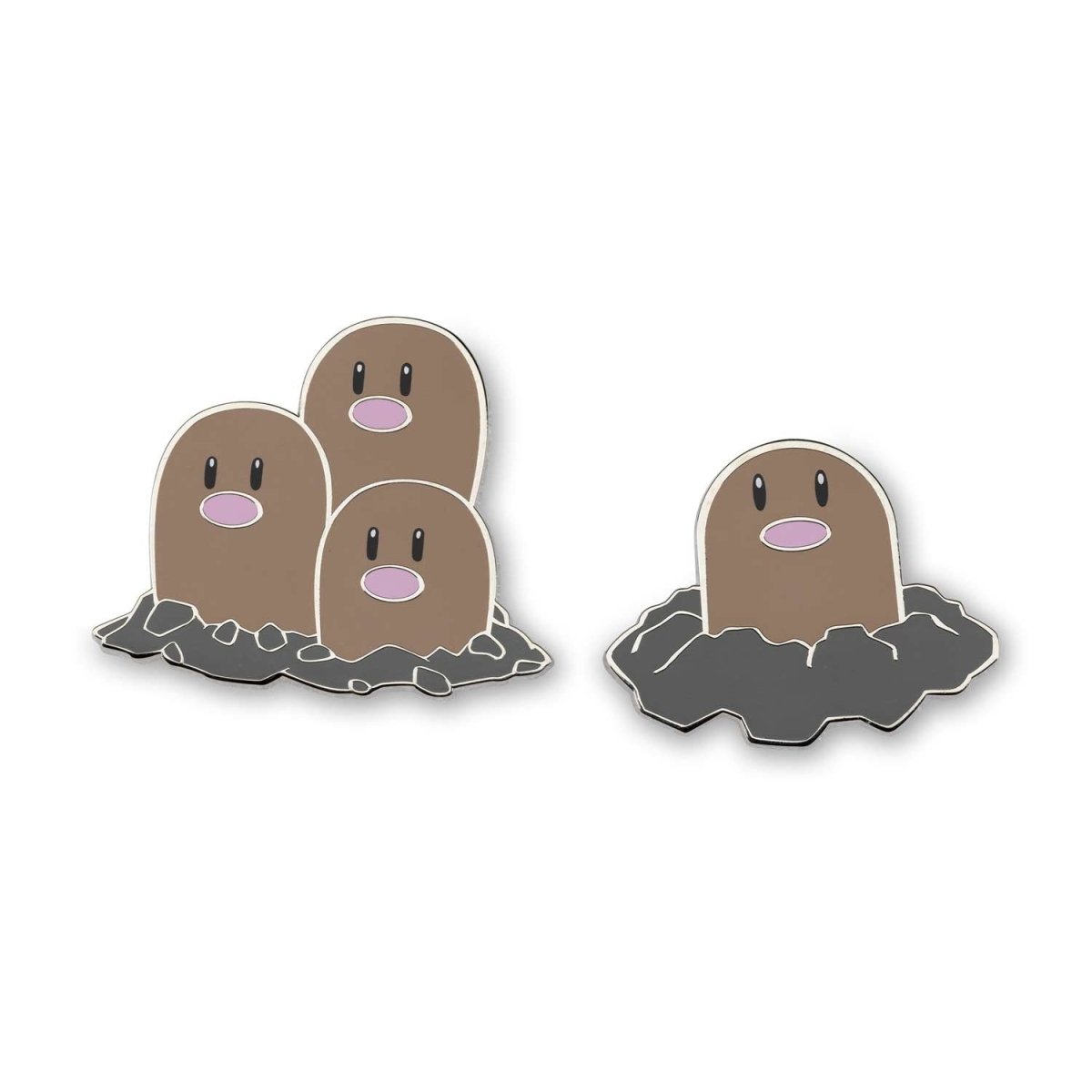 piii♡ Diglett & Dugtrio Pokémon Pins (2-Pack) | Pokémon Center