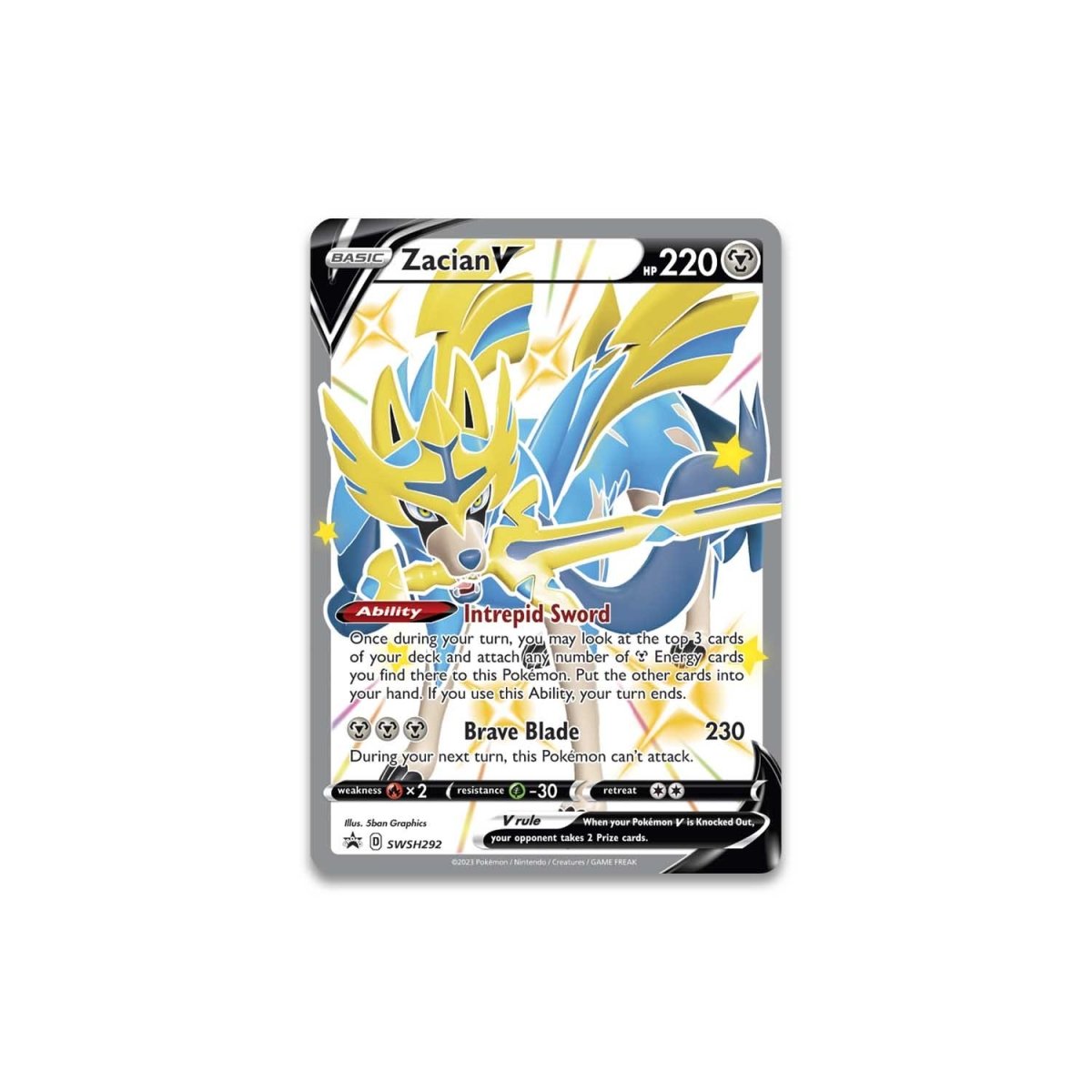 Pokemon Crown Zenith Shiny Zacian/Zamazenta Premium Figure