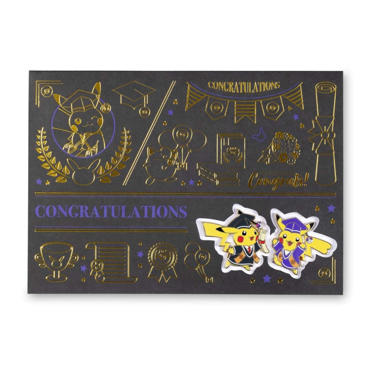 Graduation Pikachu 2023 Pokémon Pins & Greeting Card