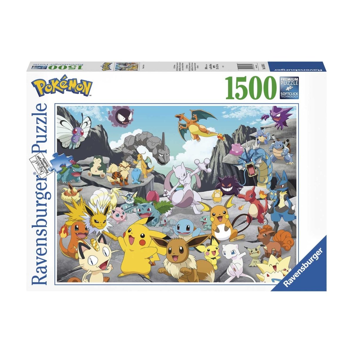 Wissen gebied Ondenkbaar Kanto Pokémon Classics Puzzle by Ravensburger (1,500 Pieces) | Pokémon  Center UK Official Site
