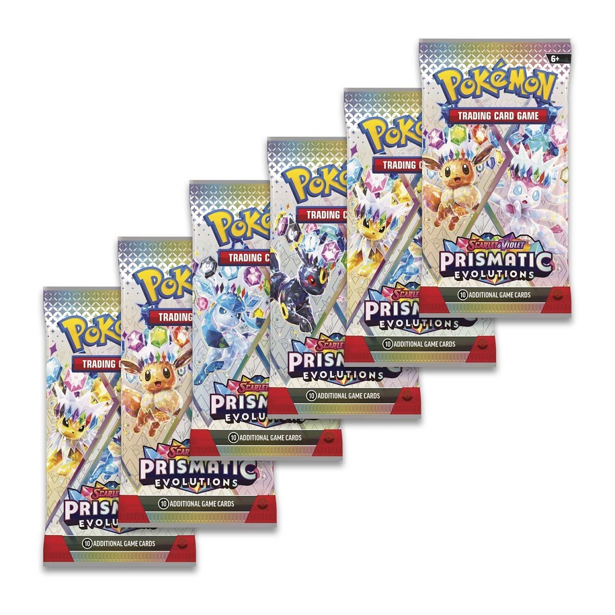 Pokémon TCG Scarlet & VioletPrismatic Evolutions Booster Bundle (6 Packs) Pokémon Center