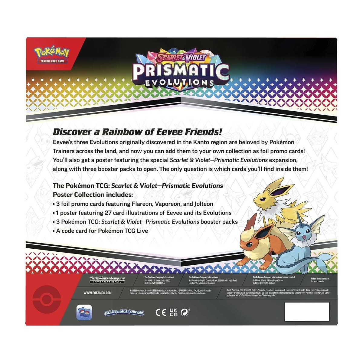 Pokémon TCG: Scarlet & Violet-Prismatic Evolutions Poster
