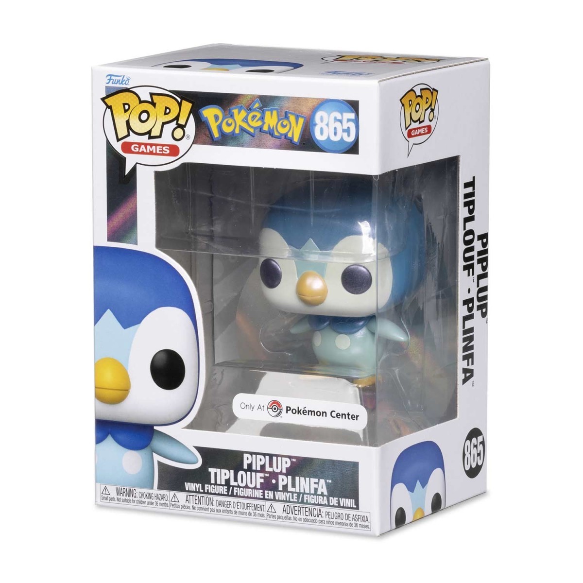 Piplup Pearlescent Pop! Vinyl Figure by Funko | Pokémon