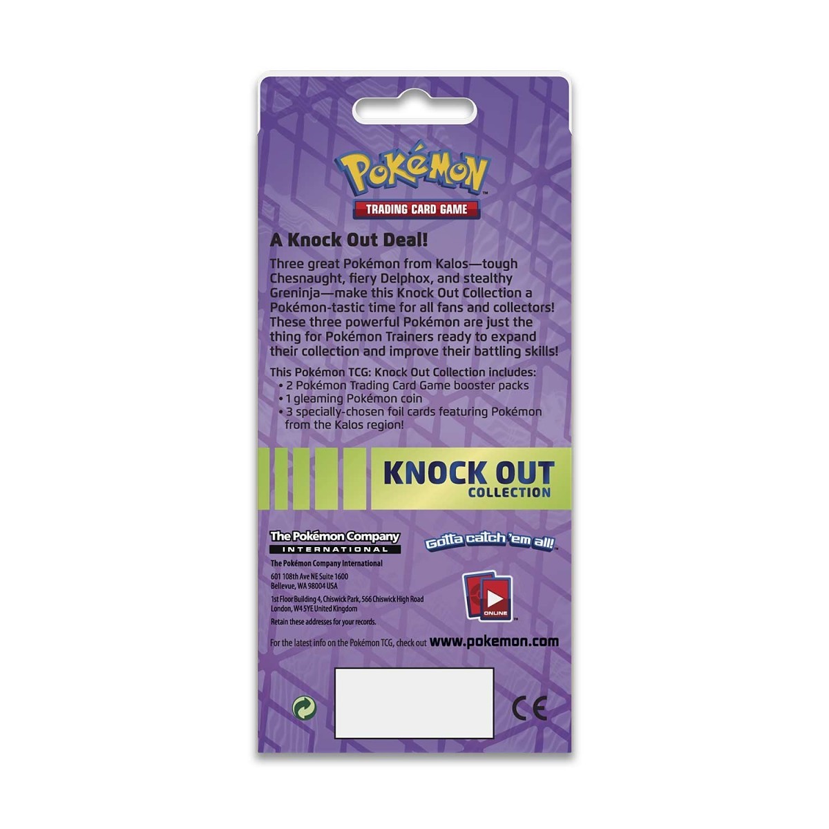 Pokémon TCG: Knock Out Collection (Chesnaught, Delphox & Greninja