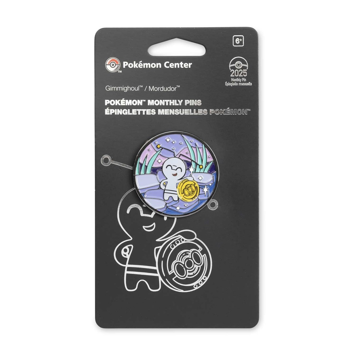 Gimmighoul Pokémon Monthly Pins: Habitat Pin (12 of 12) | Pokémon