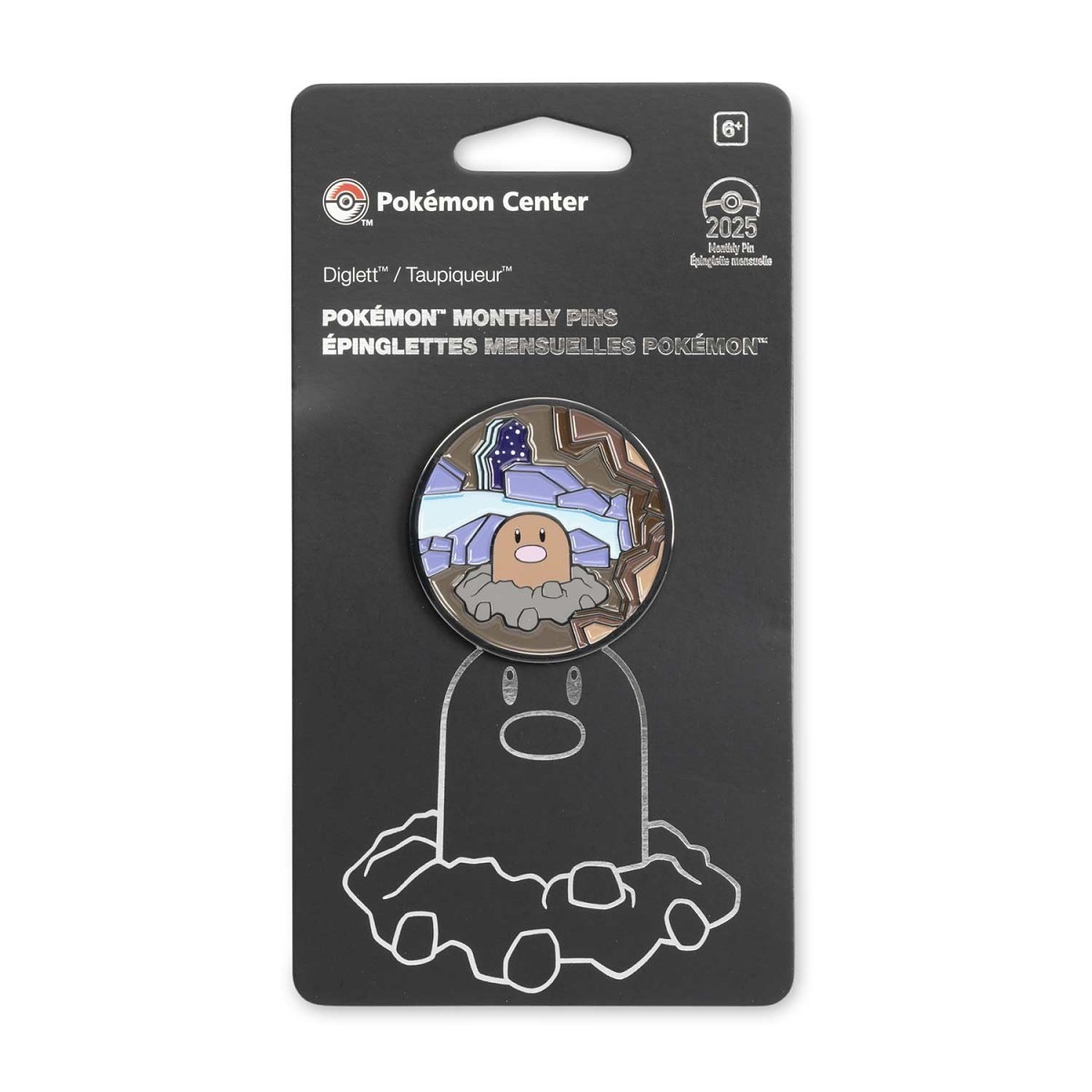 Diglett Pokmon Monthly Pins: Habitat Pin (10 of 12) | Pokmon Center Official Site Diglett Pokmon Monthly Pins: Habitat Pin (10 of 12) | Pokmon Center Official Site