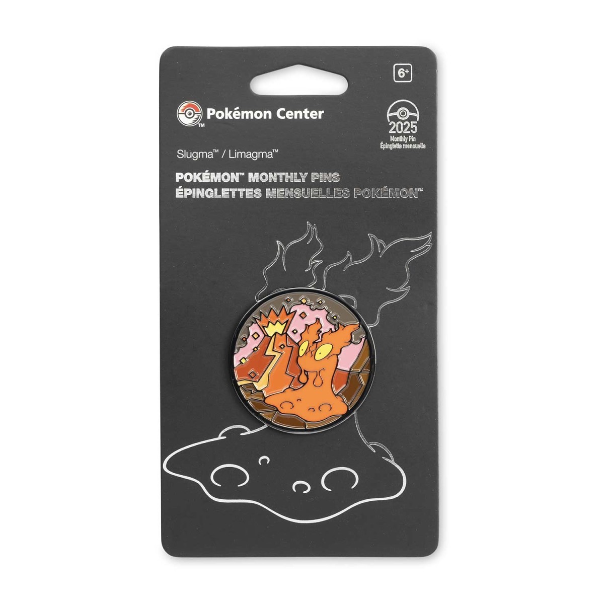 Slugma Pokémon Monthly Pins: Habitat Pin (7 of 12) | Pokémon
