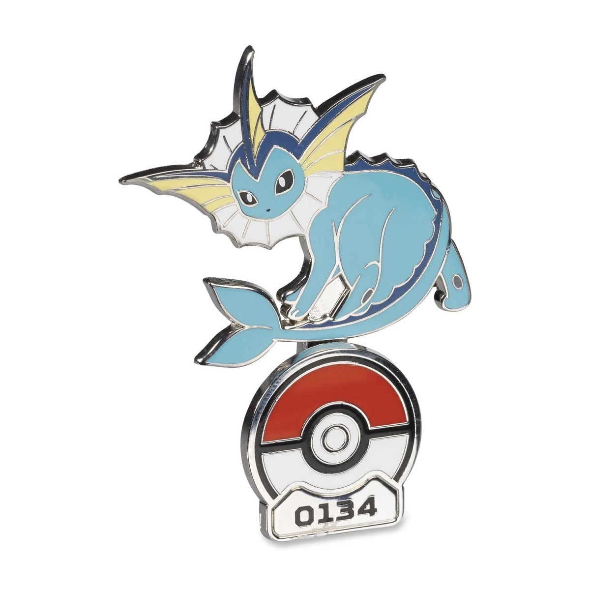 Pokémon Gallery Pins: Vaporeon Standing Pin | Pokémon Center