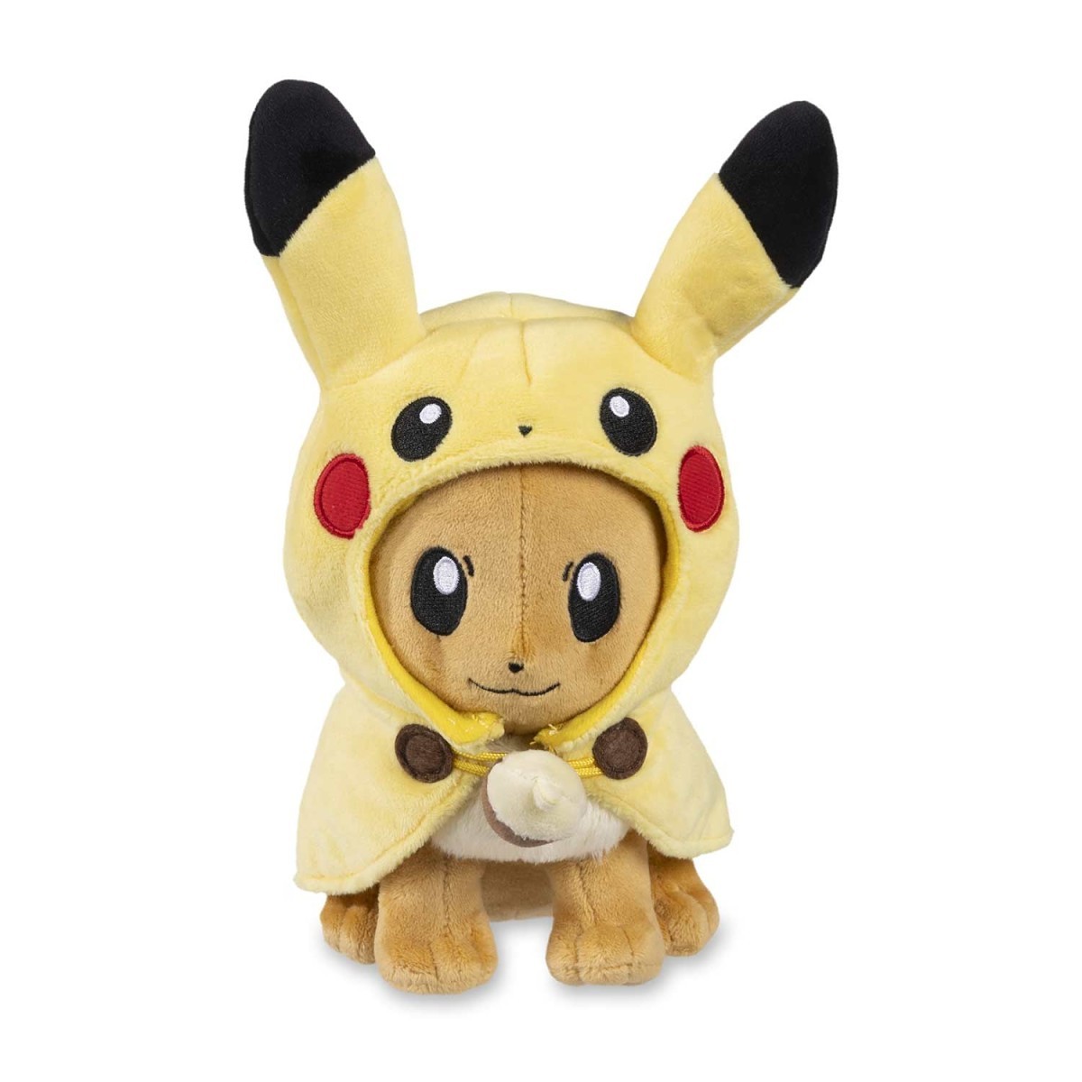 Pikachu Cape Eevee Poké Plush - 9 In. | Pokémon Center Official Site