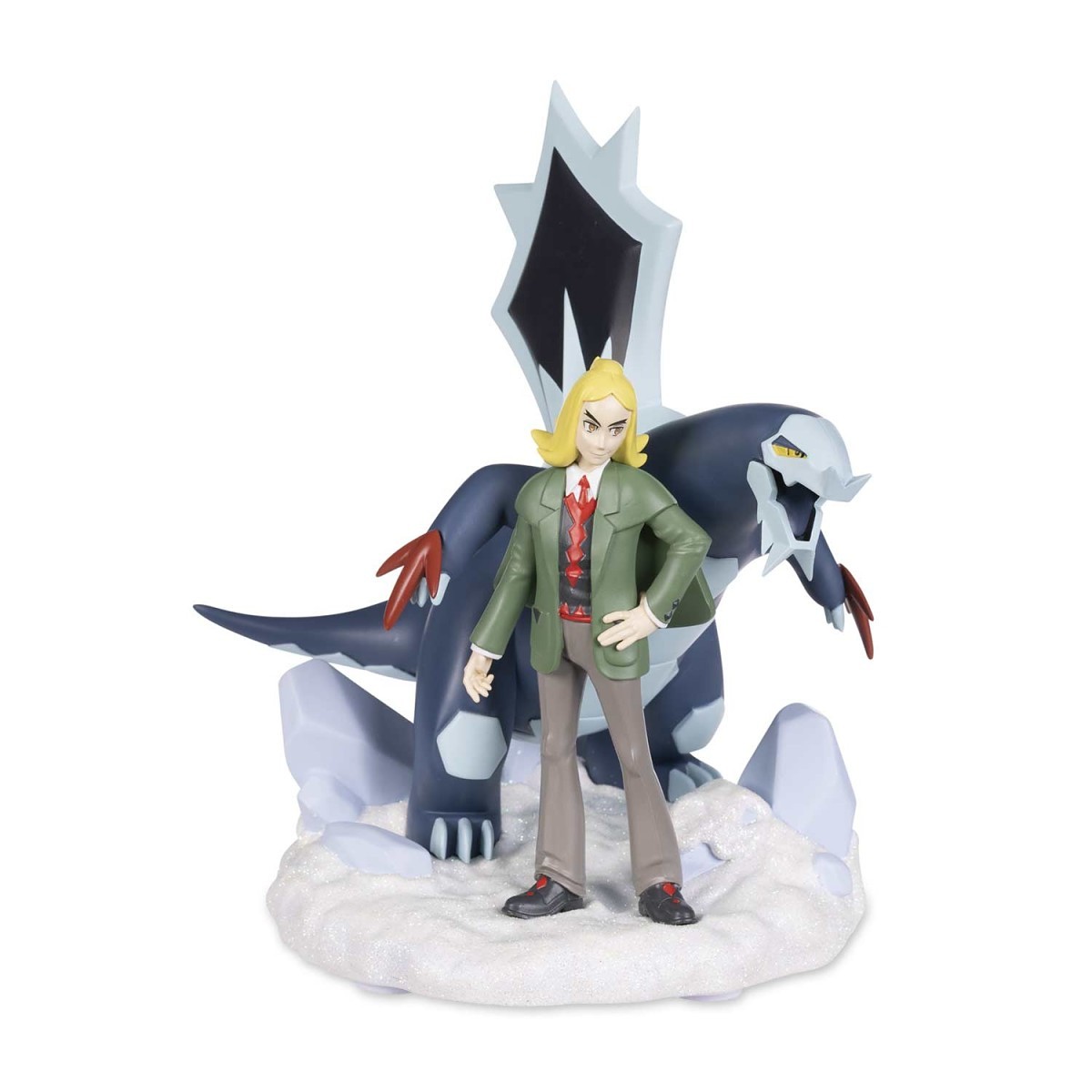 Hassel & Baxcalibur Pokémon Trainers Figure | Pokémon Center