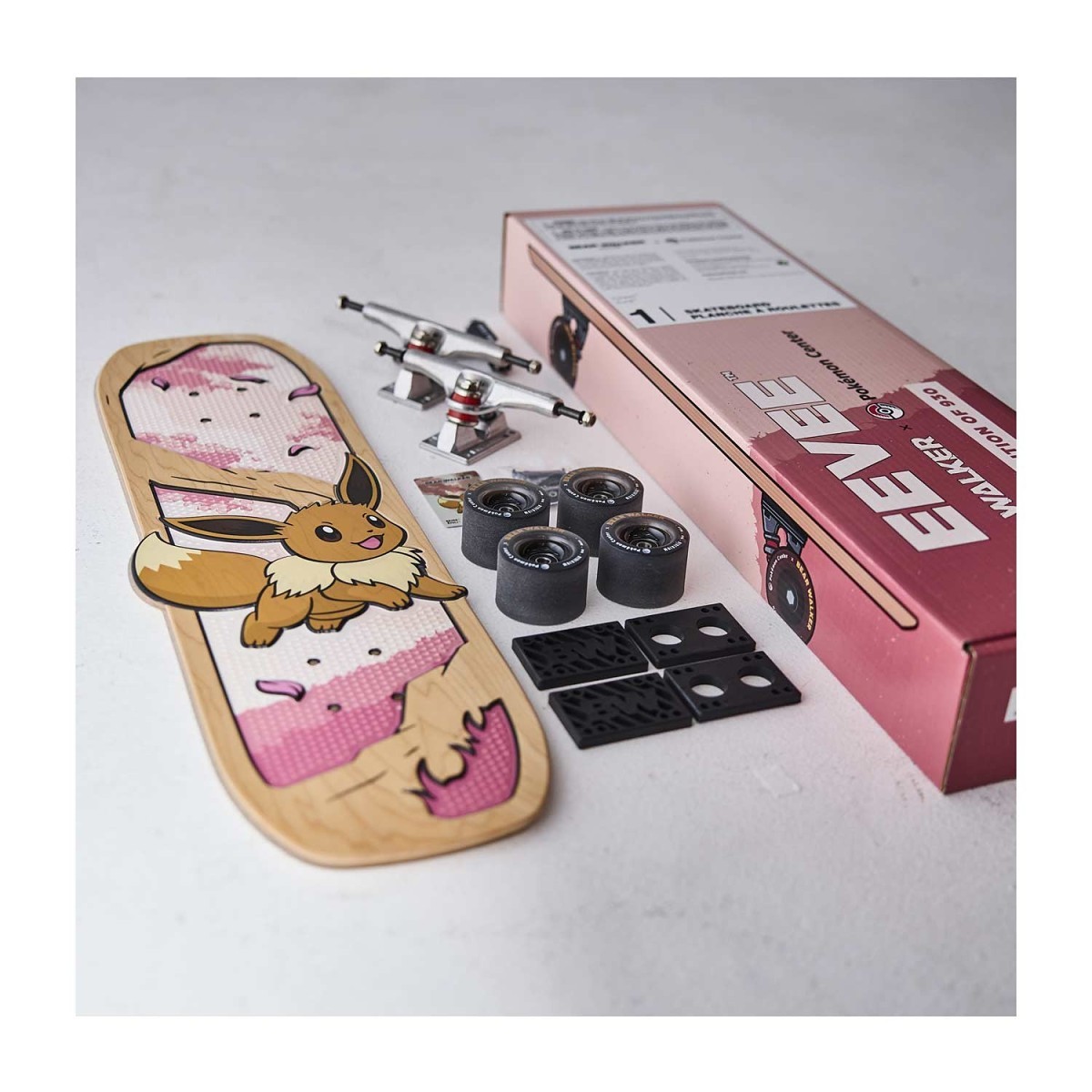 Pokémon Center × Bear Walker: Eevee Skateboard (2025)