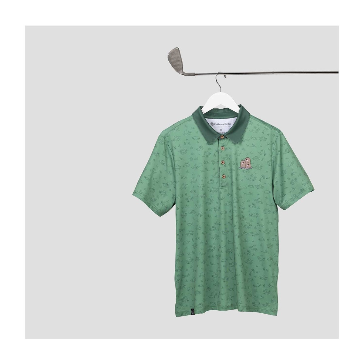 Diglett Pokémon Clubhouse Polo Shirt - Men | Pokémon Center