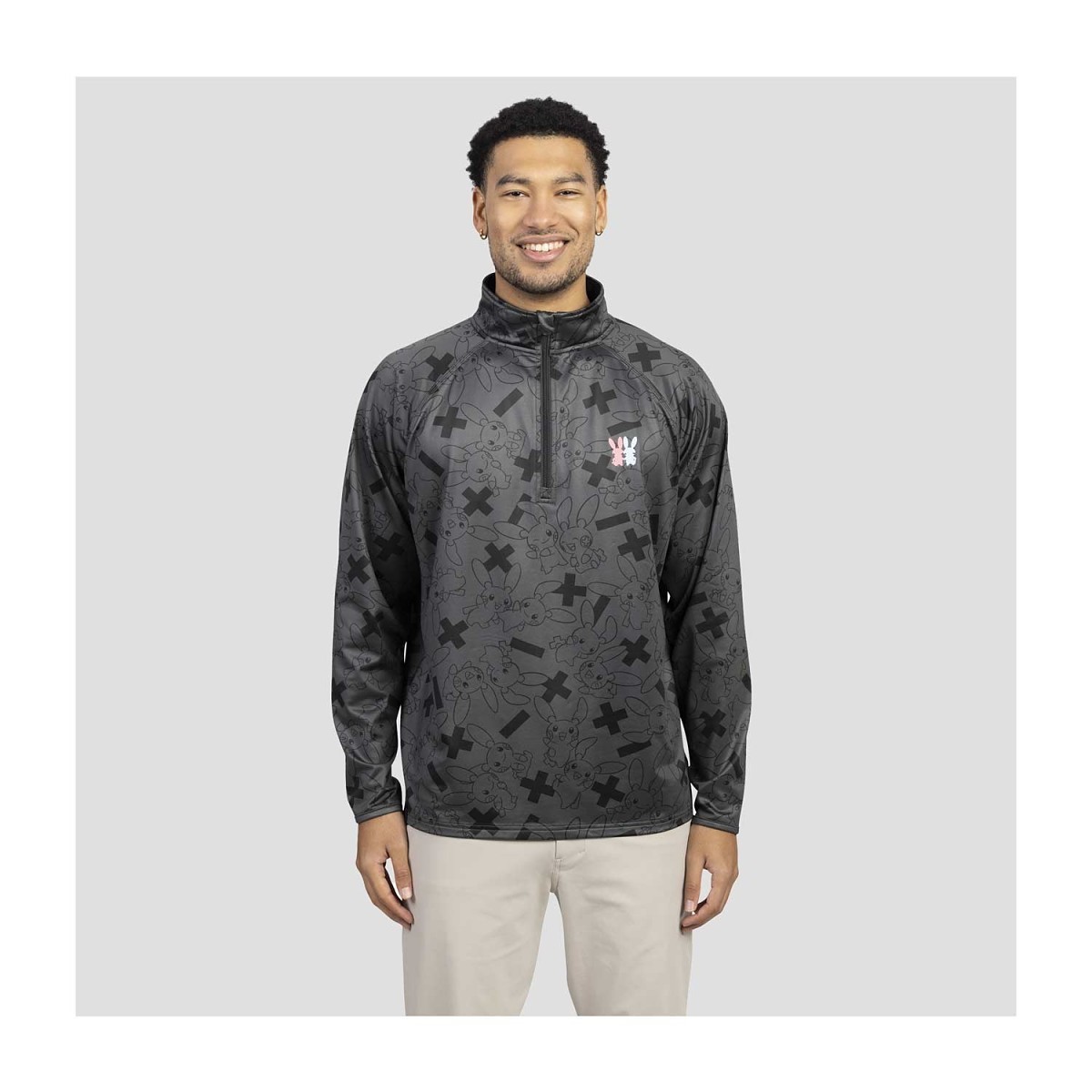 Plusle & Minun Pokémon Clubhouse Quarter-Zip Pullover Sweatshirt