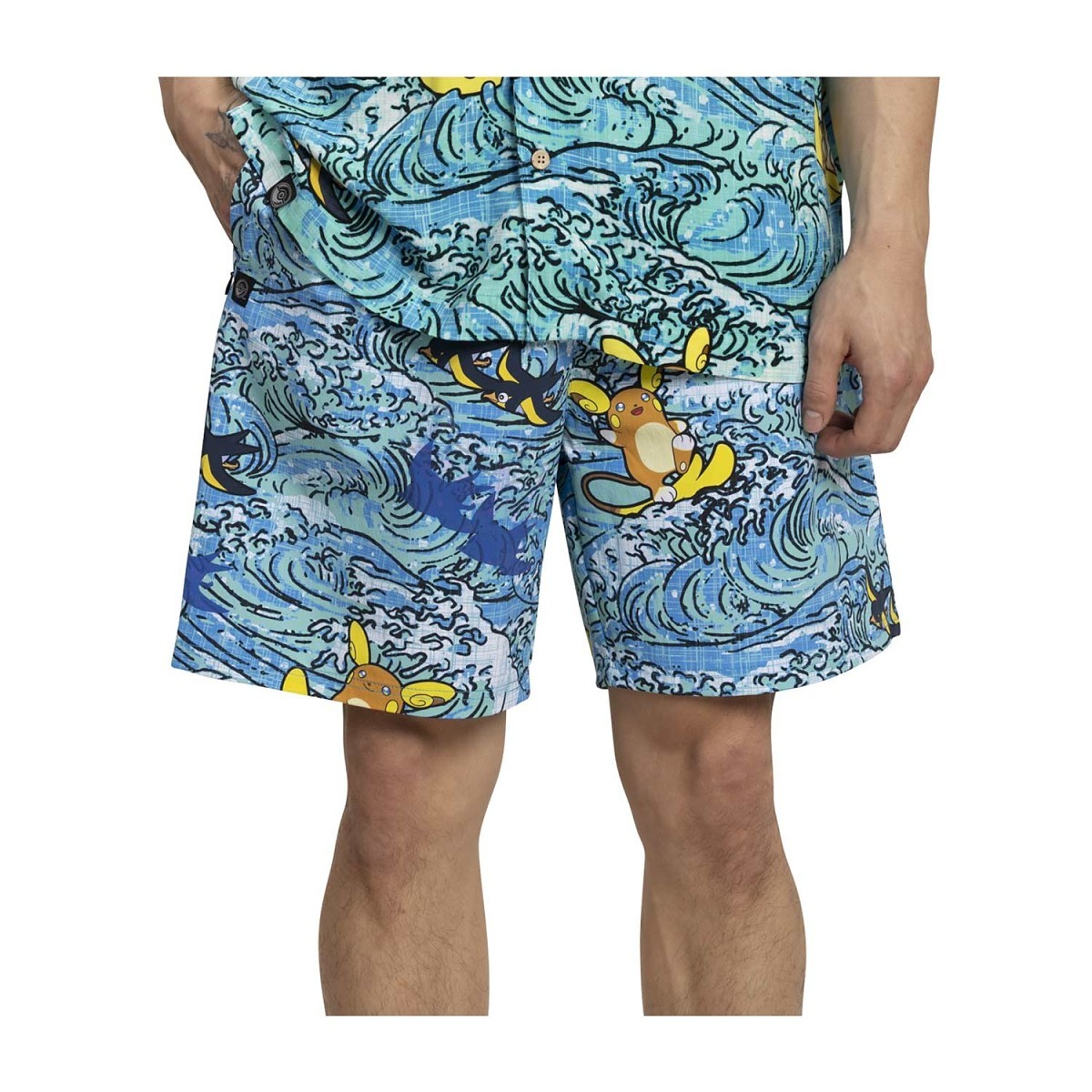 ★ Phyps Department★ Pokemon Effector Bermuda Sweat Shorts MUSINSA | PHYPS Pokemon Effector Bermuda Sweat Shorts_Light Gray