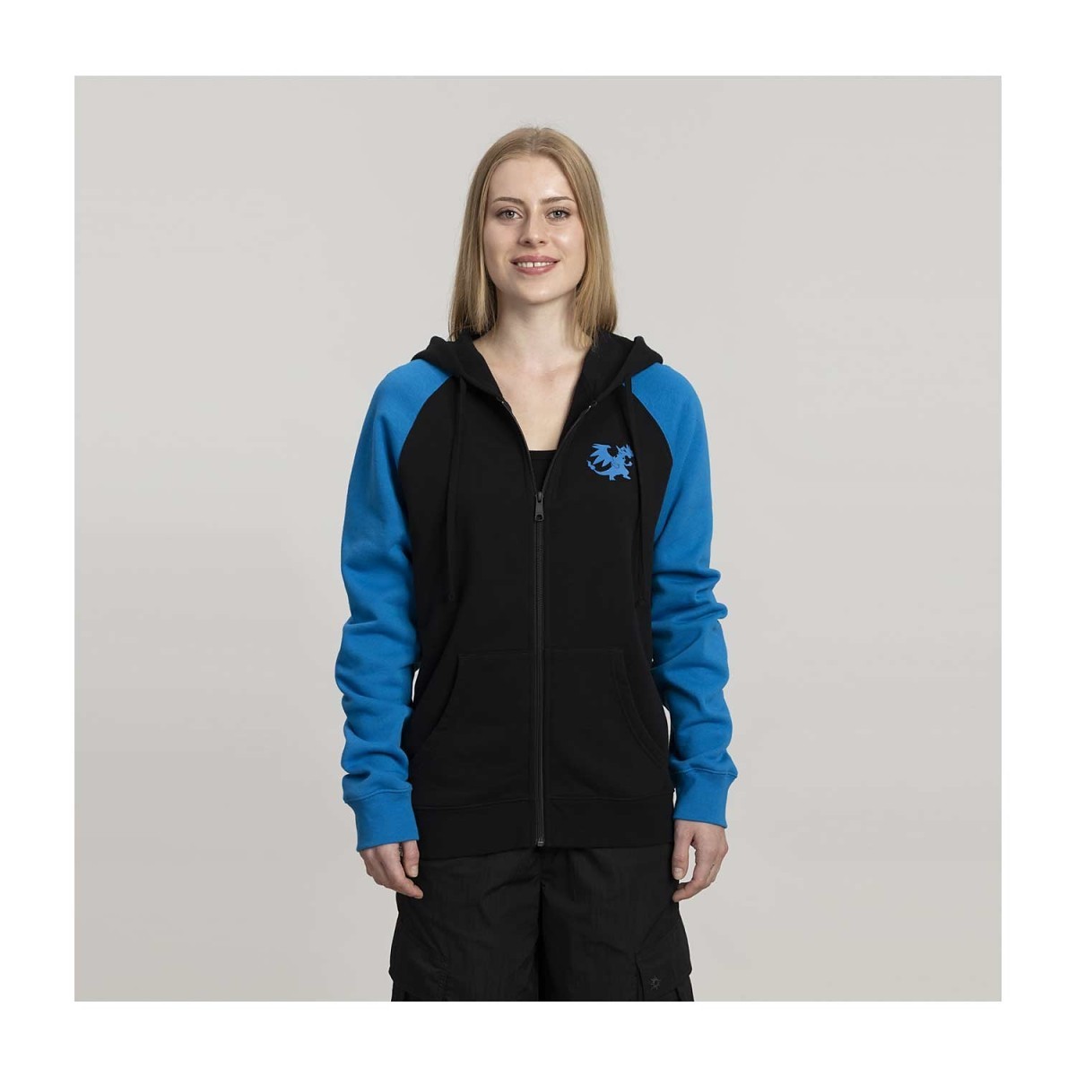 Mega Charizard X Black Zip-Up Hoodie - Adult | Pokémon Center