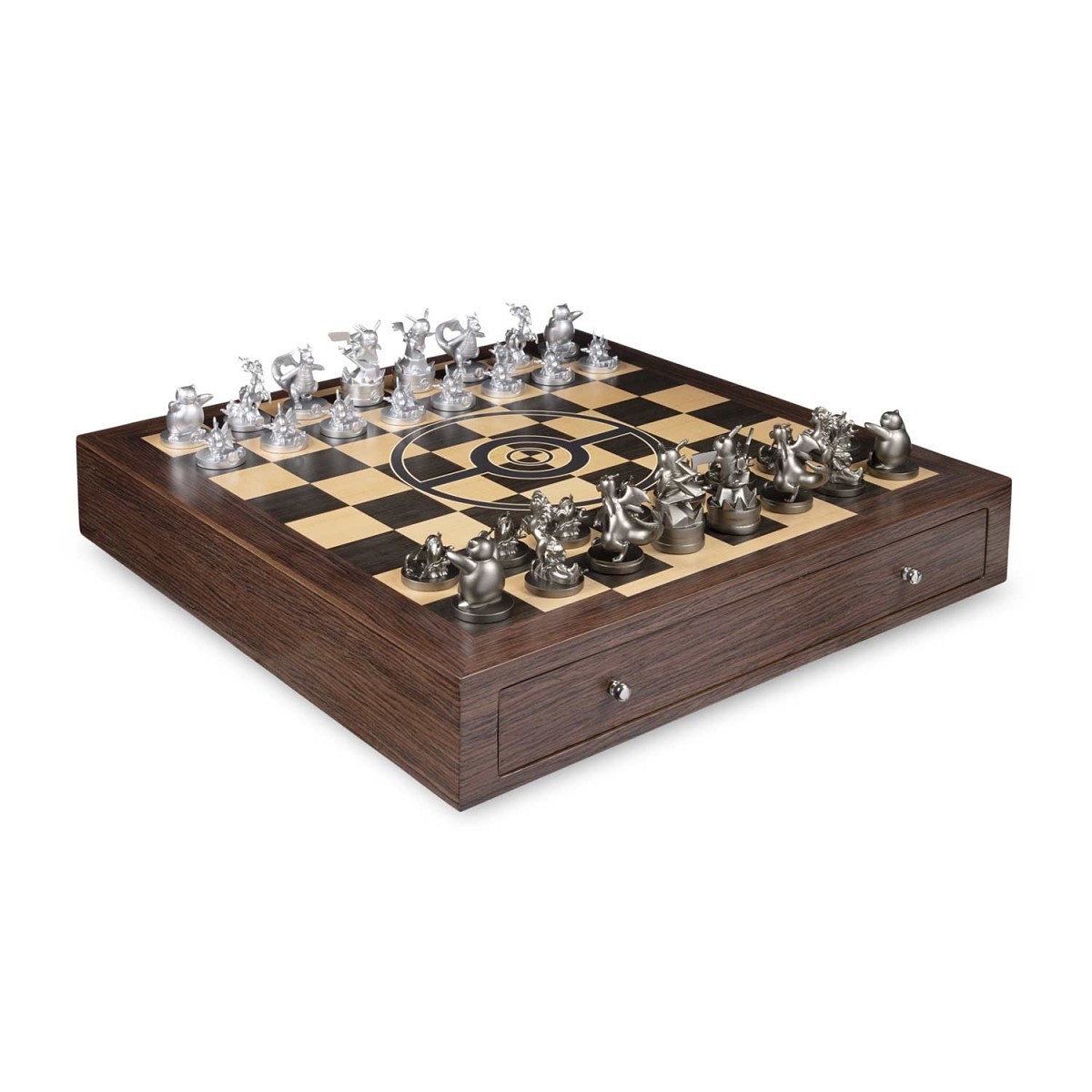 Pokémon Chess Set & Glass Tumblers Bundle