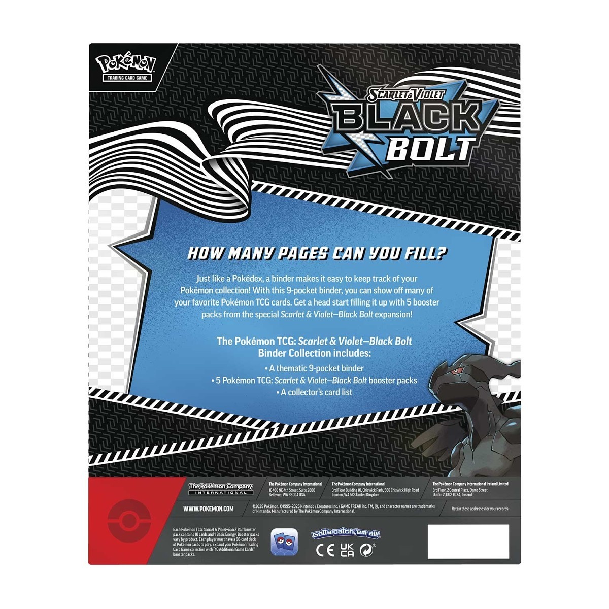 Pokémon TCG: Scarlet & Violet-Black Bolt Binder Collection