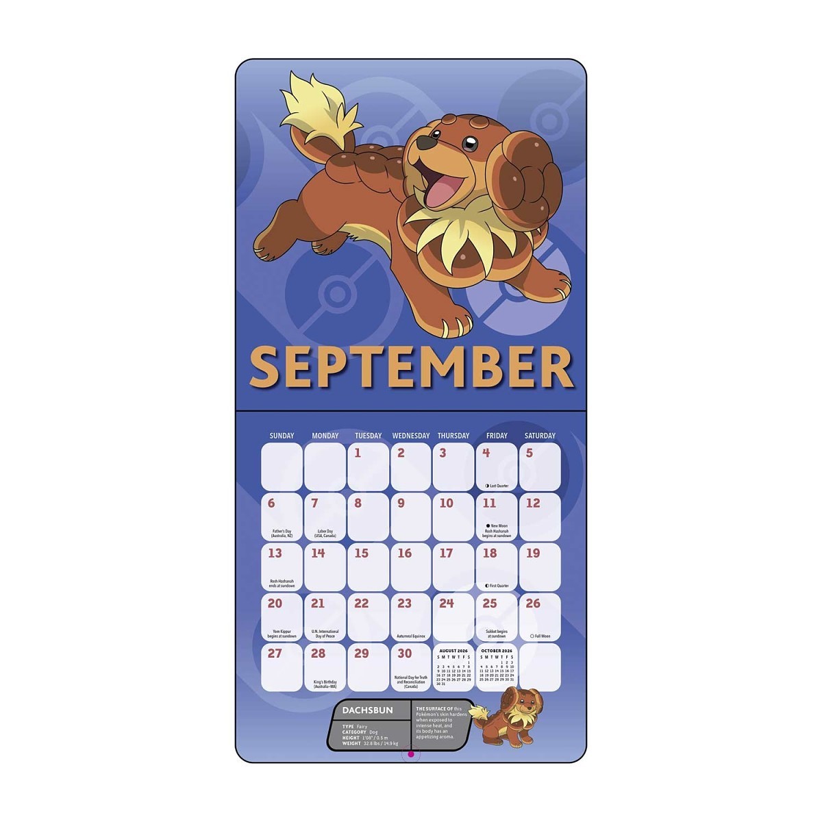 Pokémon 2026 Mini Wall Calendar Pokémon Center Official Site