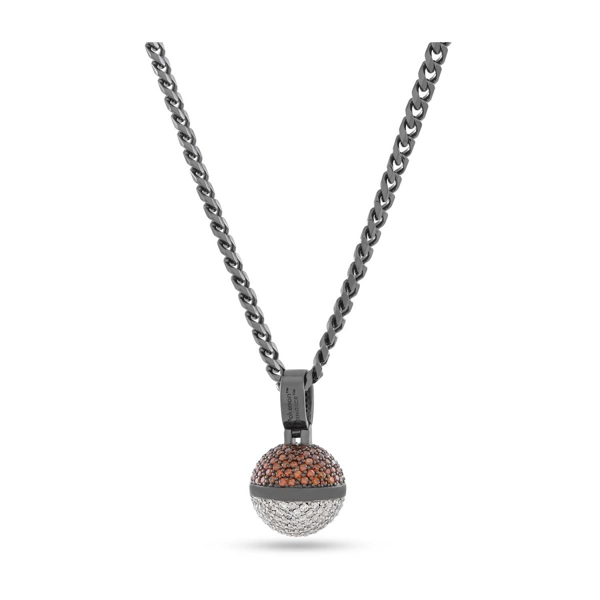 【King Ice】x POKEMON POKE BALL INSPIRED チェーン 4mm 4mm Poké Ball Inspired Tennis Chain | Pokémon Jewelry – King Ice