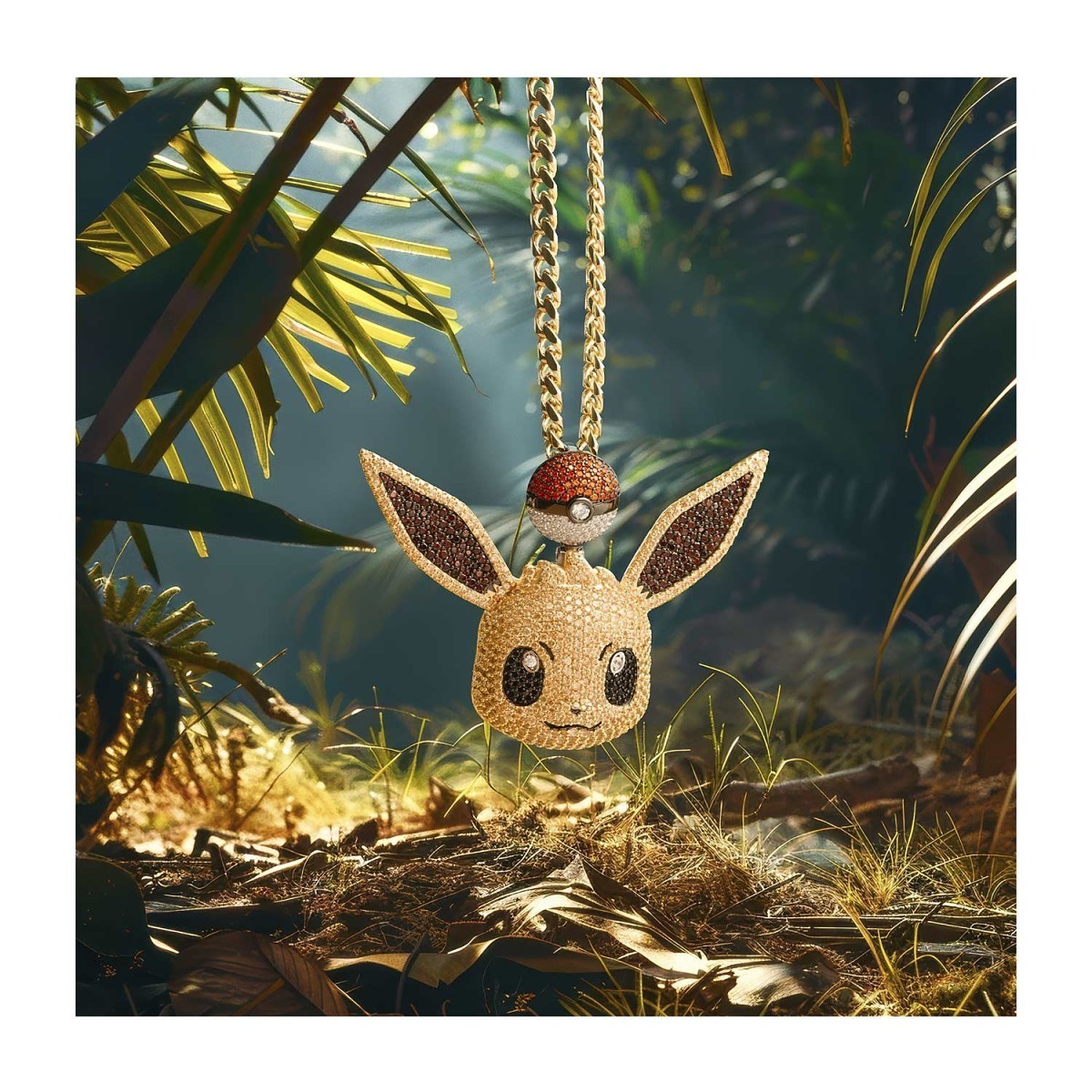 Pokémon × King Ice: Eevee Necklace | Pokémon Center UK