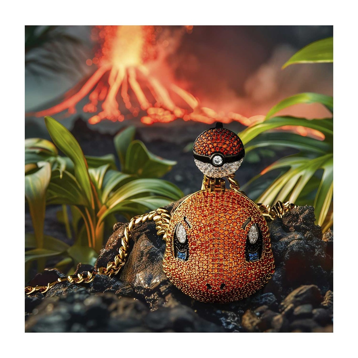 Pokémon × King Ice: Charmander Necklace | Pokémon Center