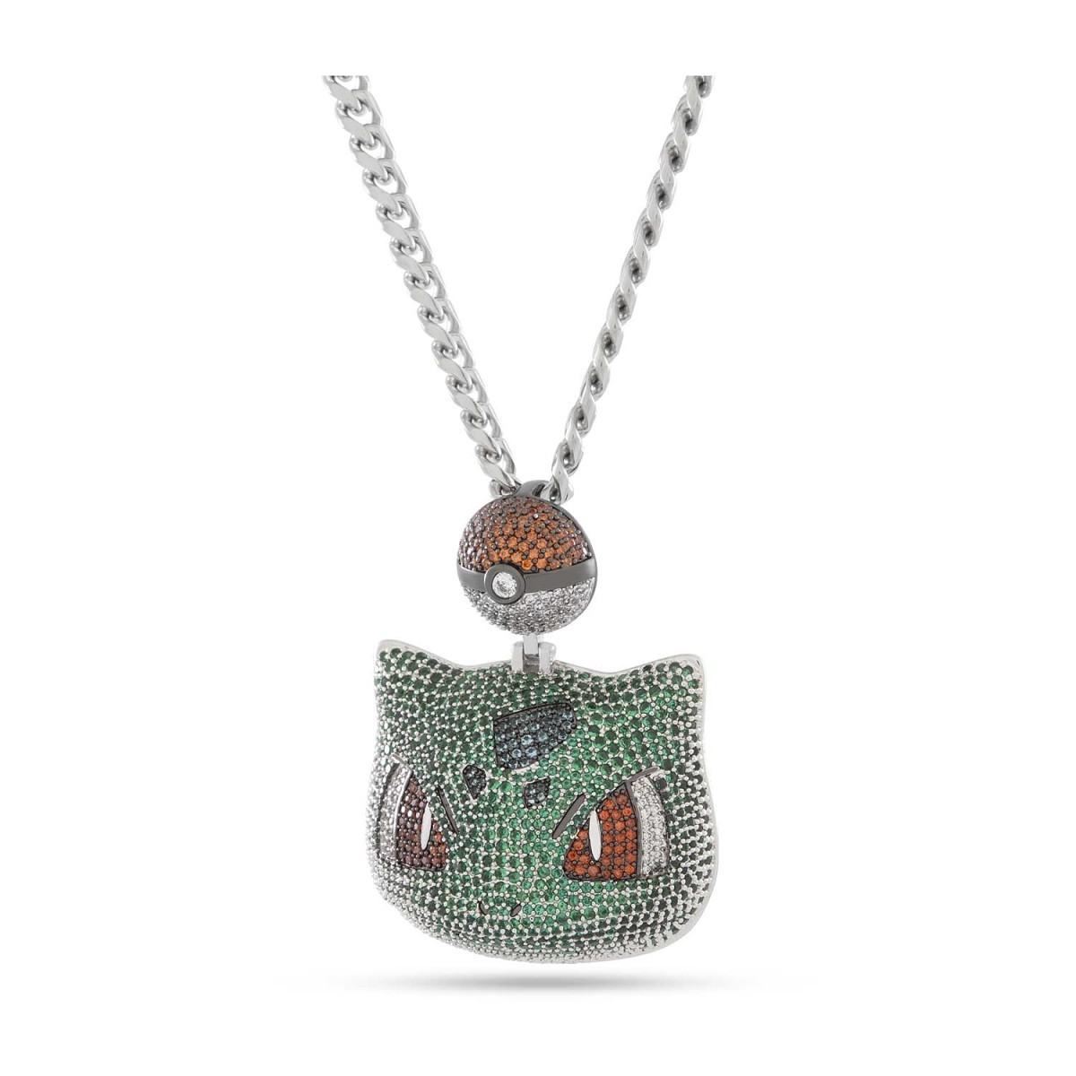 【King Ice × POKEMON】NECKLACE BULBASAUR 関税送料込 Bulbasaur Necklace | Pokémon Jewelry | King Ice