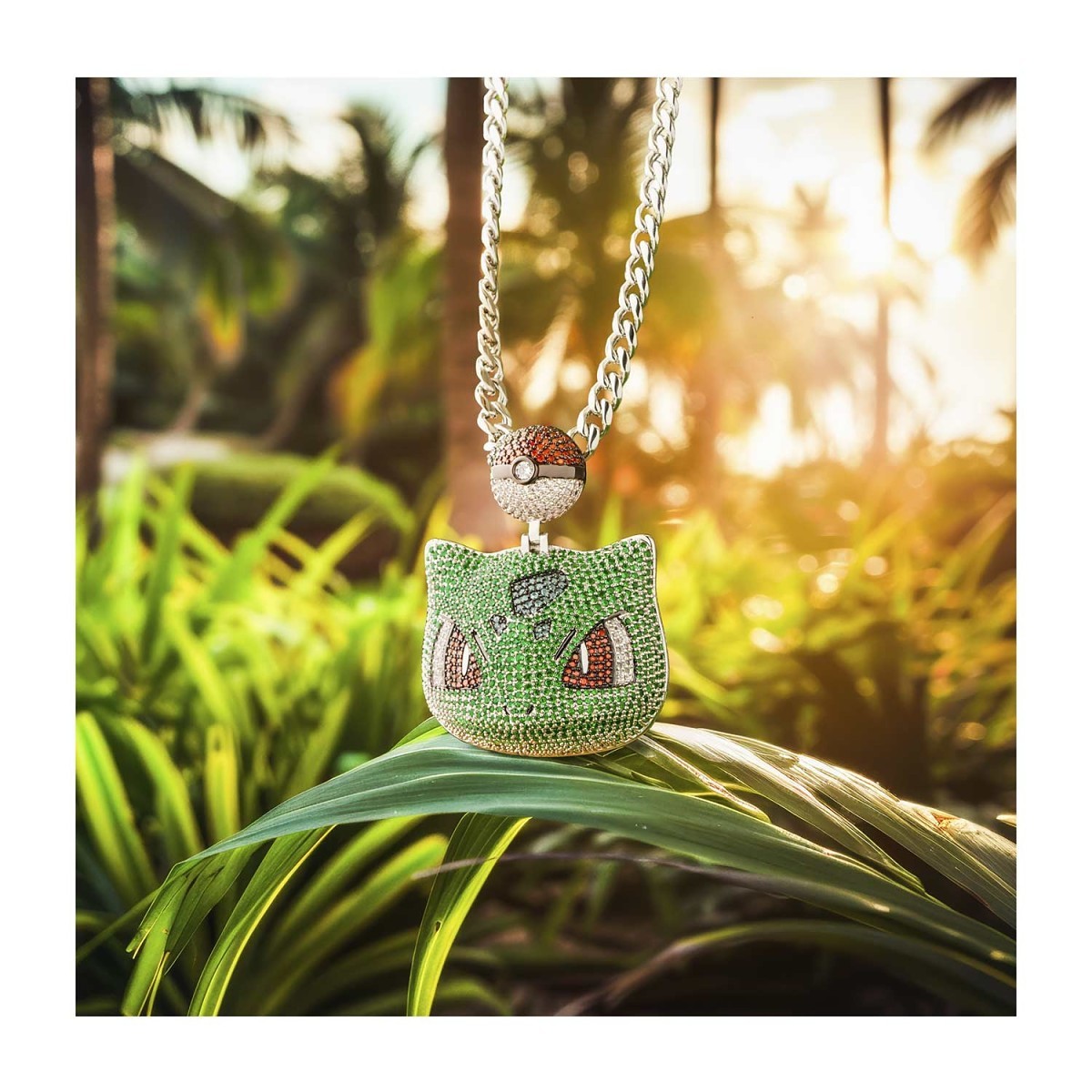 Pokémon × King Ice: Bulbasaur Necklace | Pokémon Center UK