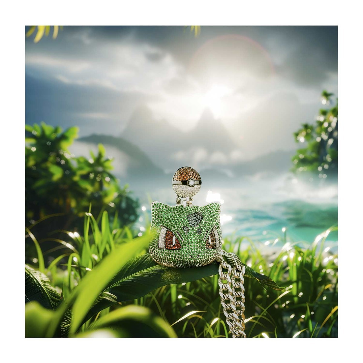 Pokémon × King Ice: Bulbasaur Necklace | Pokémon Center UK