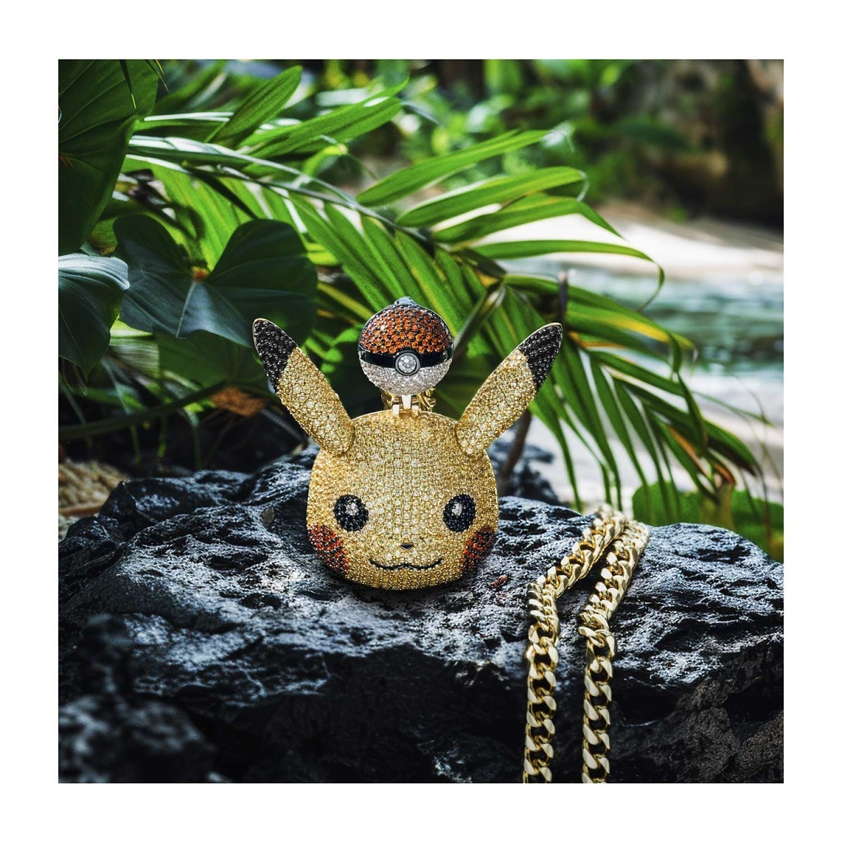 【KING ICE】X POKEMON PIKACHU ネックレス ポケモン ピカチュー Pikachu Necklace | Pokémon Jewelry | King Ice