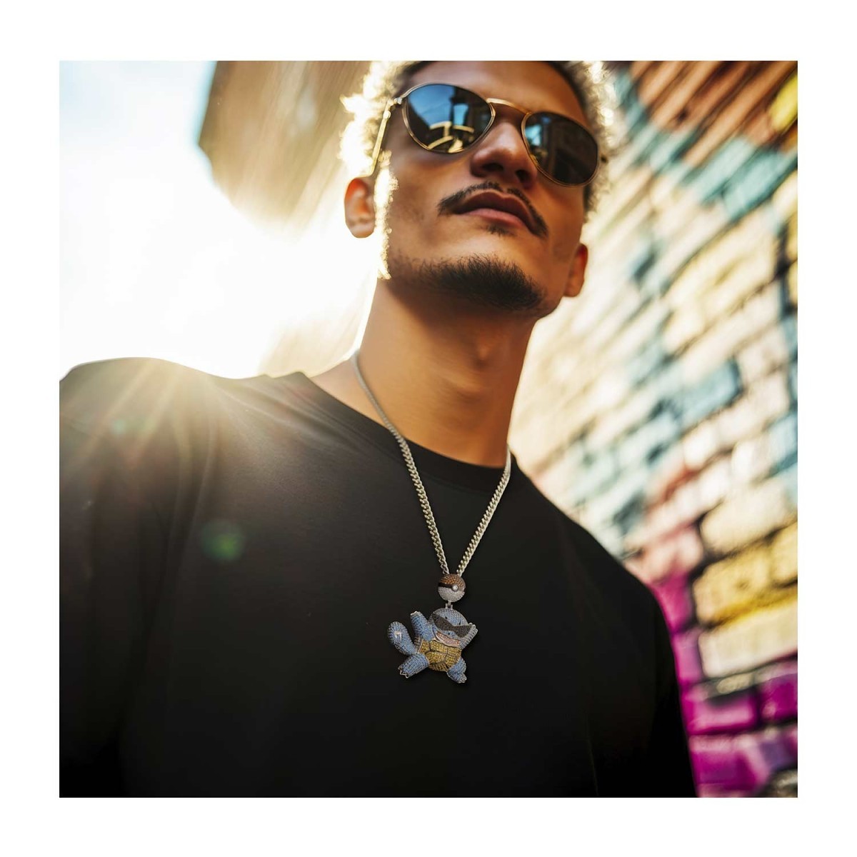 Pokémon × King Ice: Leader of the Squirtle Squad Necklace