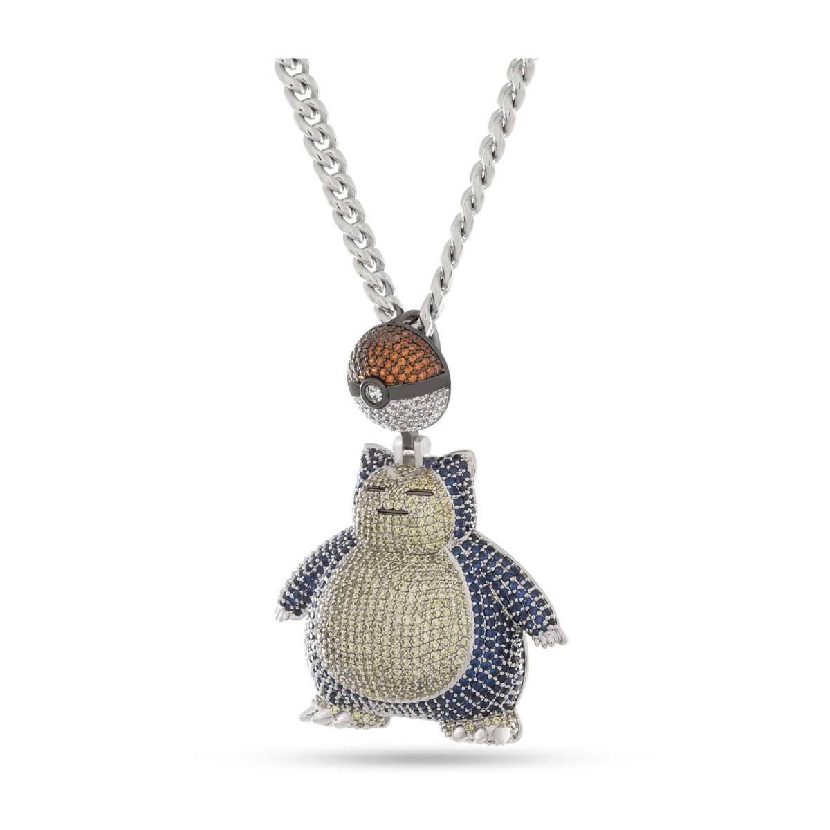 送料関税込【King Ice x Pokemon】Snorlax Necklace♪国内発送 Snorlax Necklace | Pokémon Jewelry | King Ice