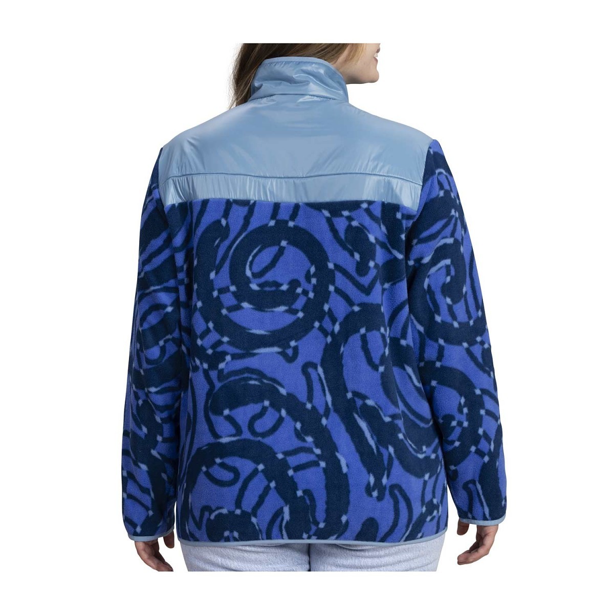 Poliwag Blue Quarter-Snap Pullover Jacket | Pokémon Center Canada