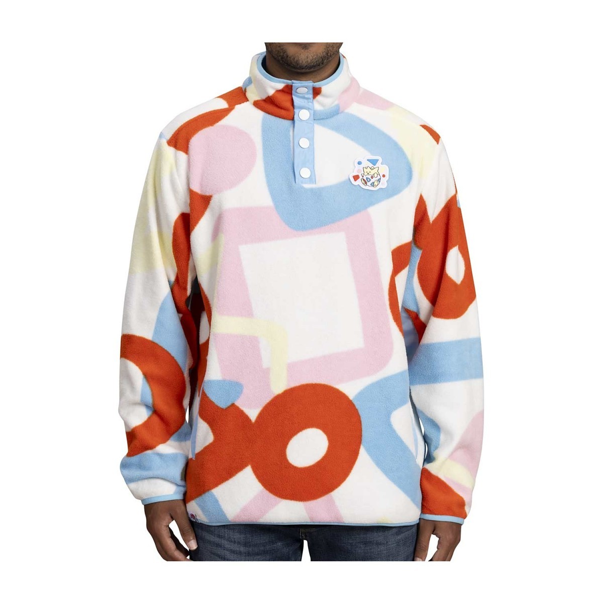 Togepi White Quarter-Snap Pullover Jacket | Pokémon Center