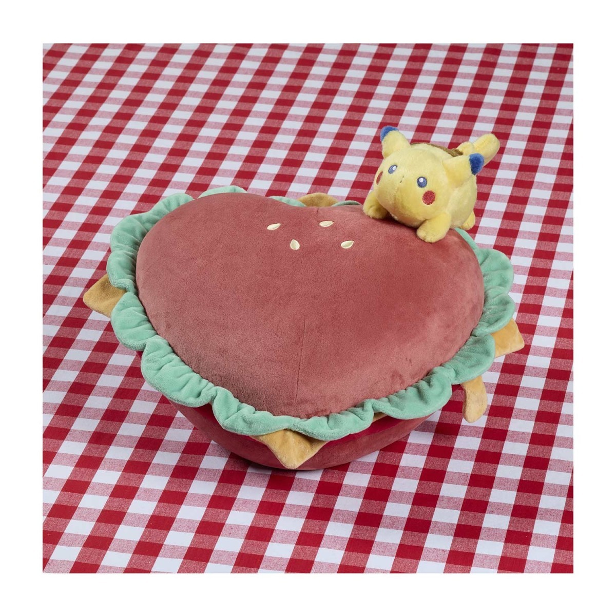 クッション PIKACHU DINER Pokemon PIKACHU DINER Hamburger type Cushion Pokemon Center
