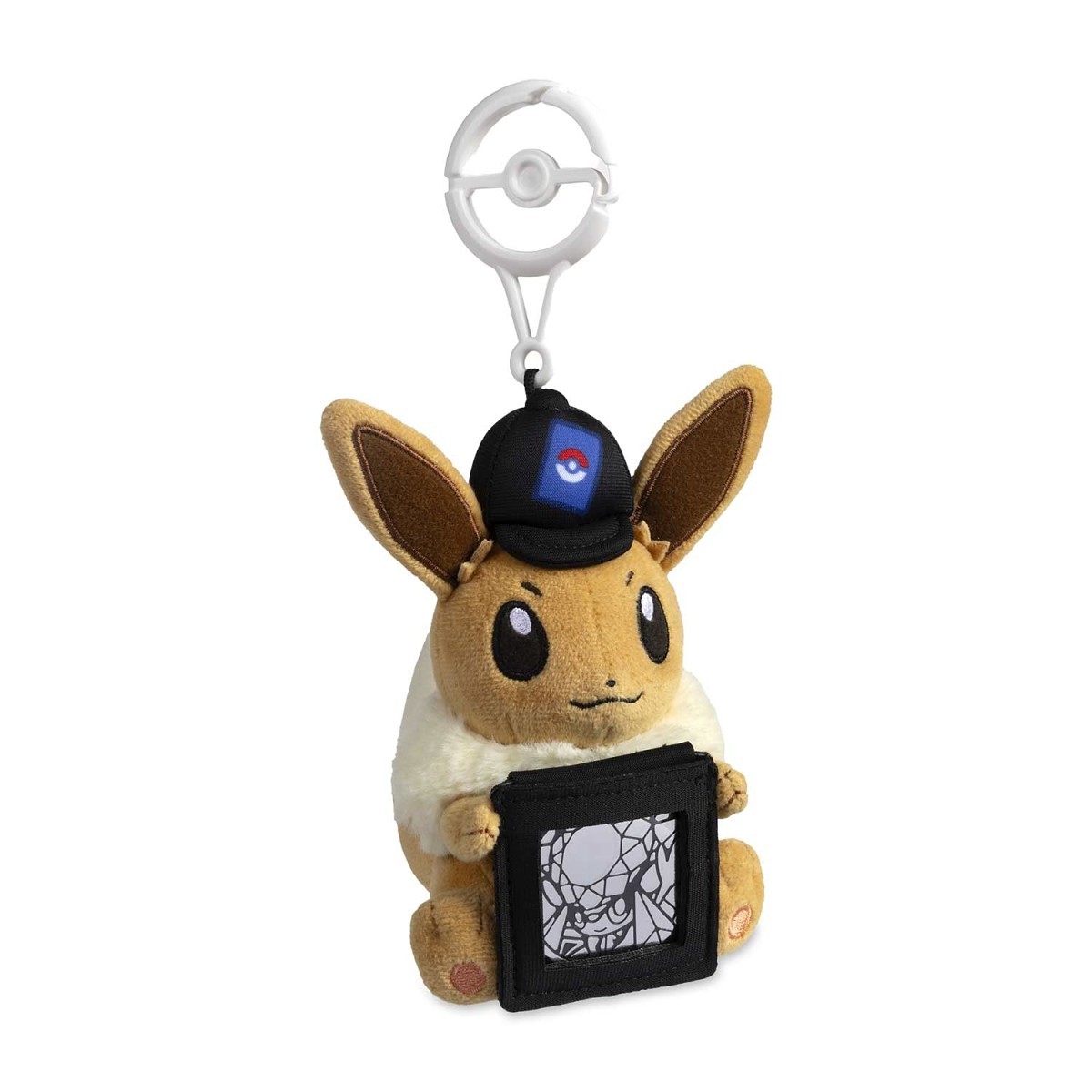 Pokémon TCG: Eevee Coin-Display Plush Key Chain | Pokémon Center