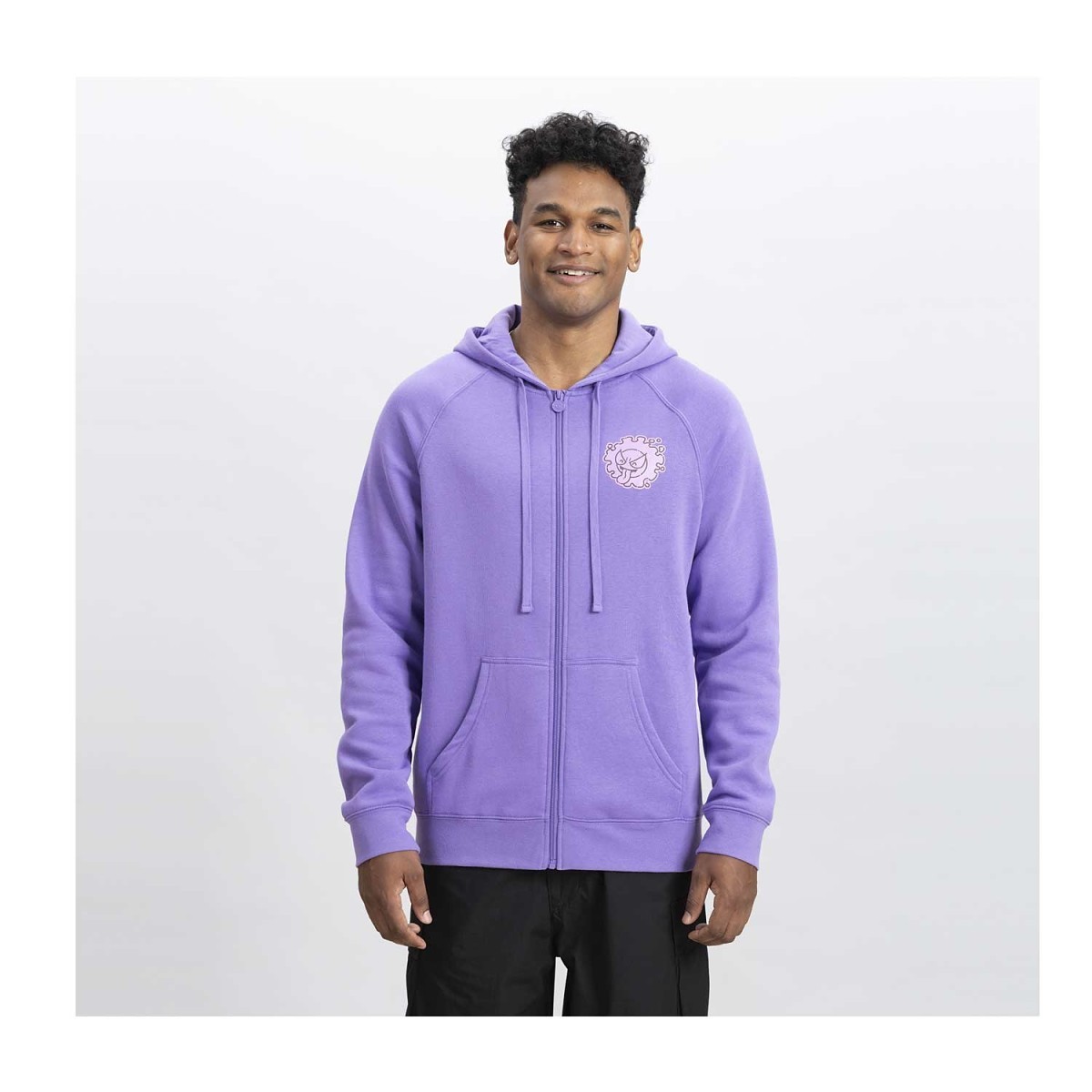 GUILTYGUYZトレーナー Gastly Charming & Ghostly Zip-Up Hoodie - Adult | Pokémon Center