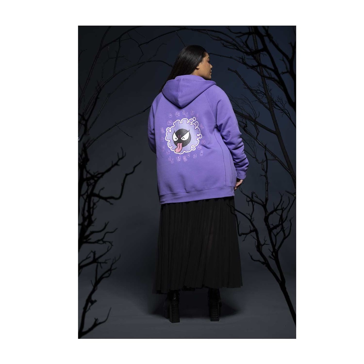 オレビバ RPG コンプリート全種セット パスタボウル トレーナー ブランケット Gastly Charming & Ghostly Zip-Up Hoodie - Adult | Pokémon Center