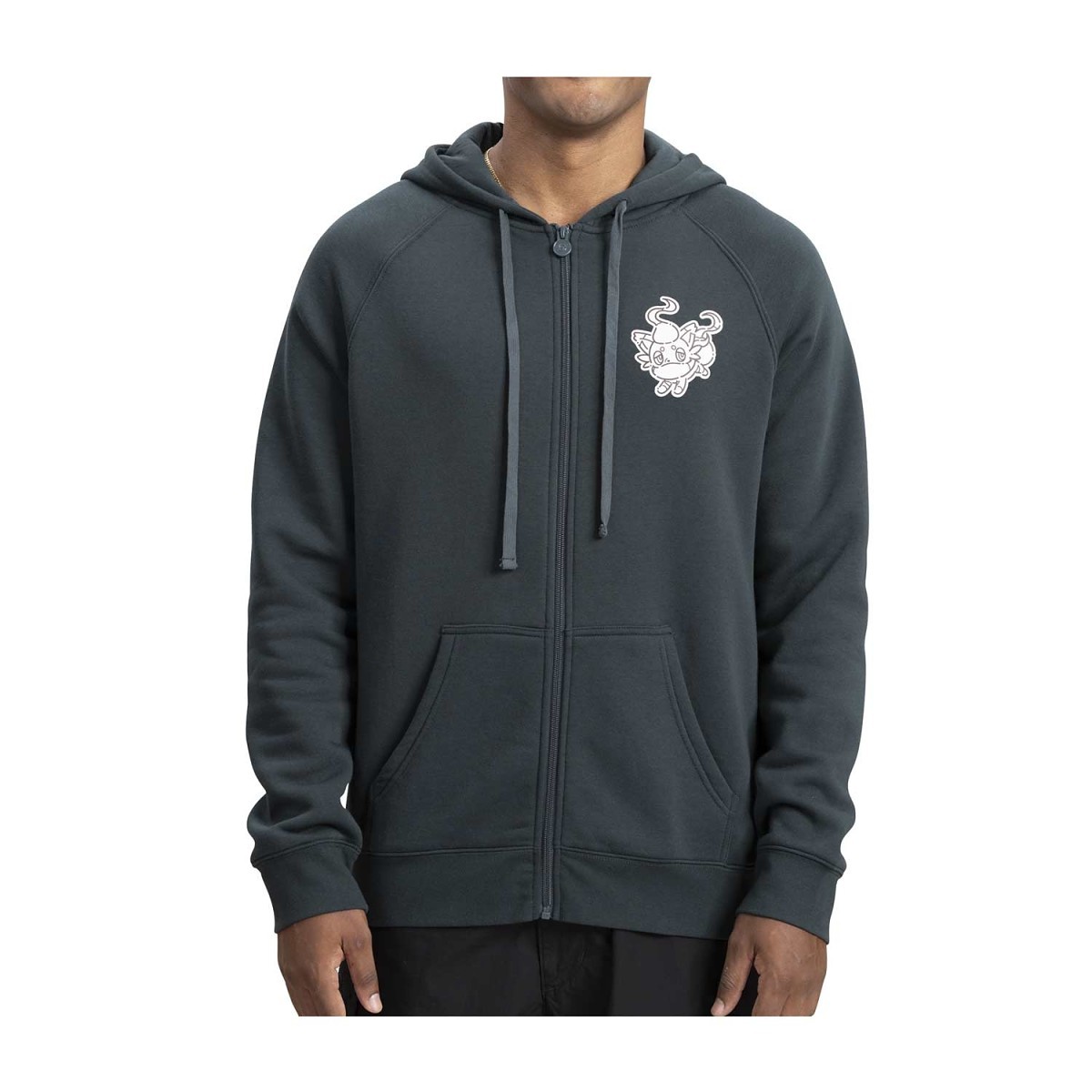 ★SHUUU★ Hisuian Zorua Charming & Ghostly Zip-Up Hoodie - Adult