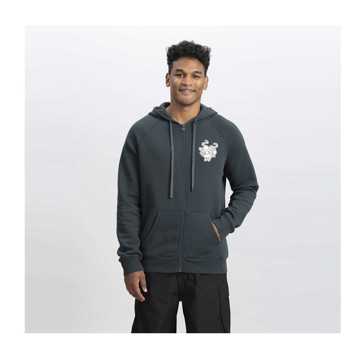 Hisuian Zorua Charming & Ghostly Zip-Up Hoodie - Adult | Pokémon