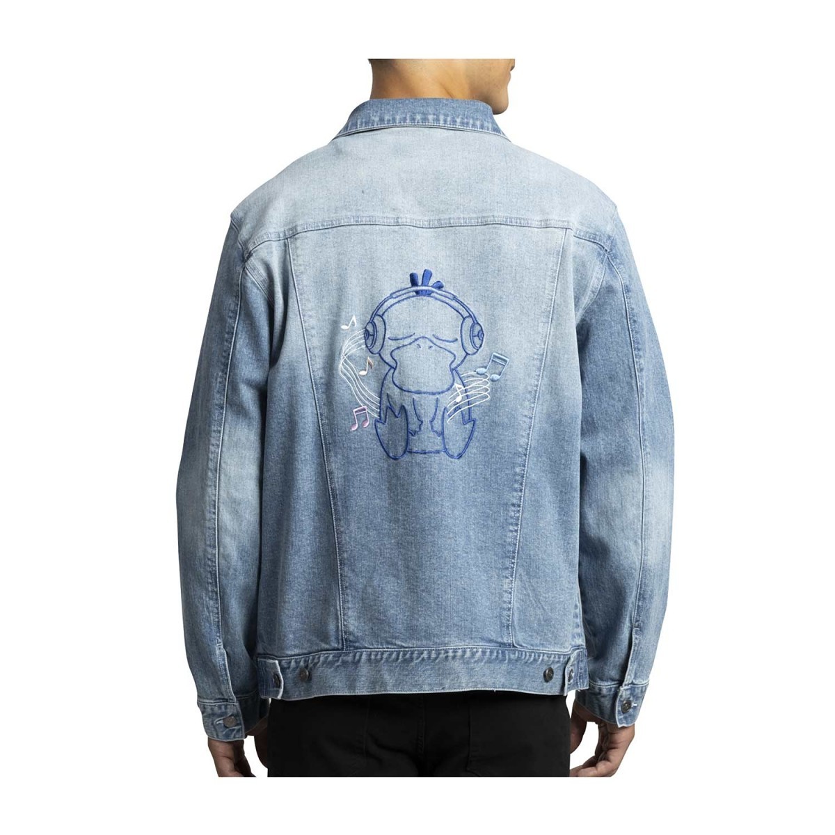 Analog Beats Lo-Fi Loungewear Blue Denim Jacket - Adult