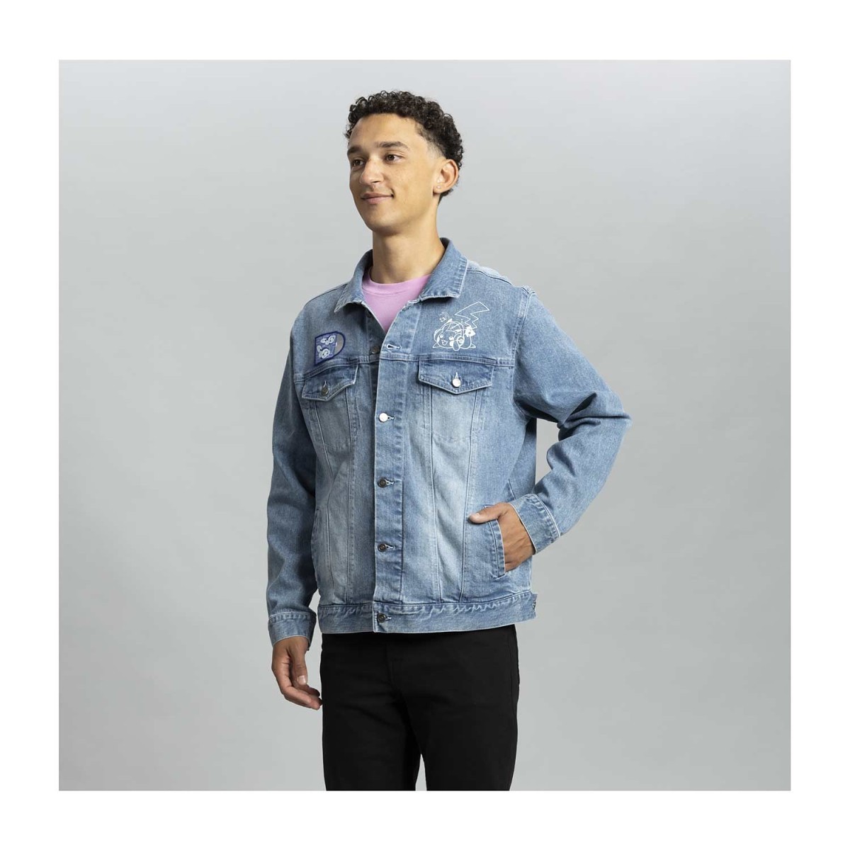 Analog Beats Lo-Fi Loungewear Blue Denim Jacket - Adult