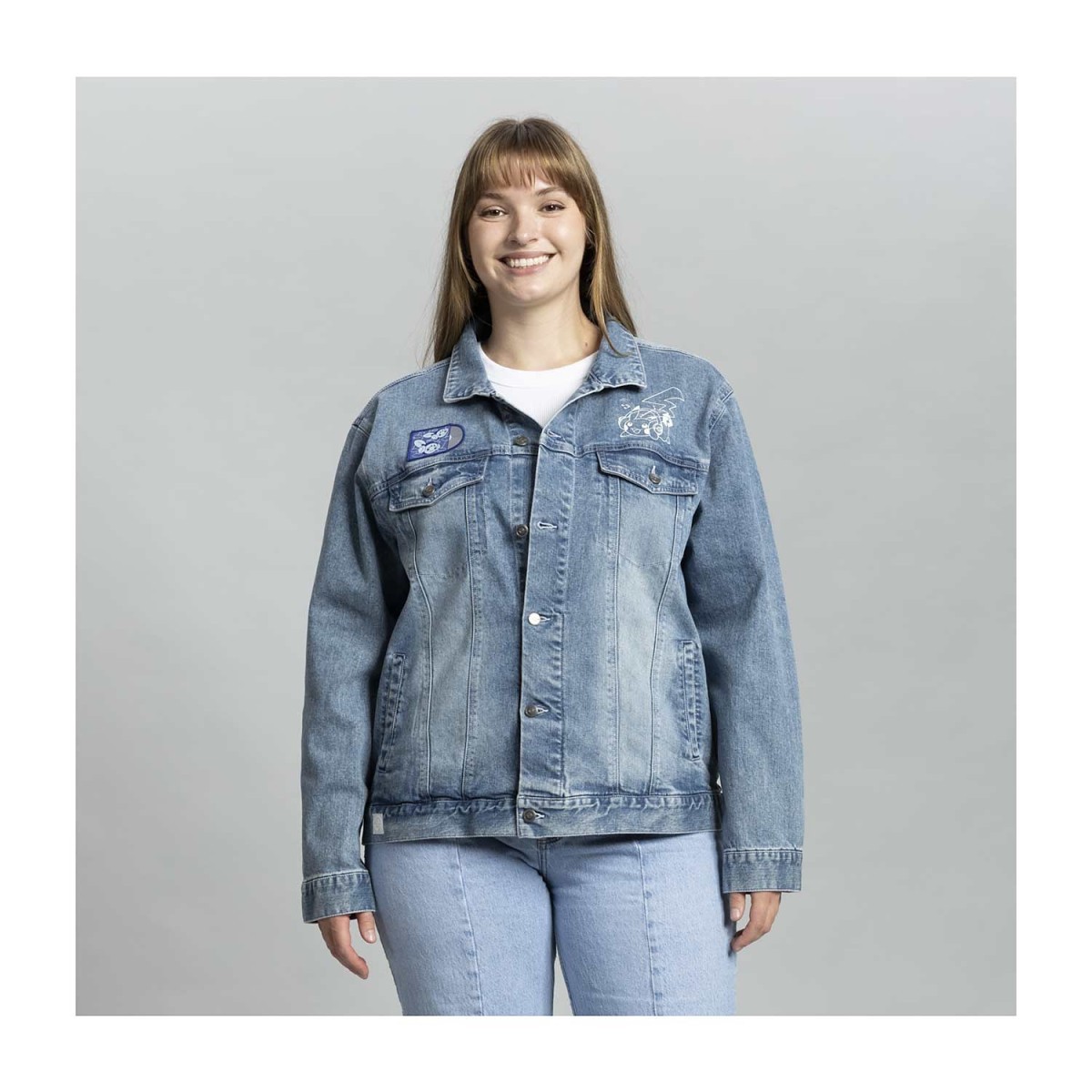 Analog Beats Lo-Fi Loungewear Blue Denim Jacket - Adult