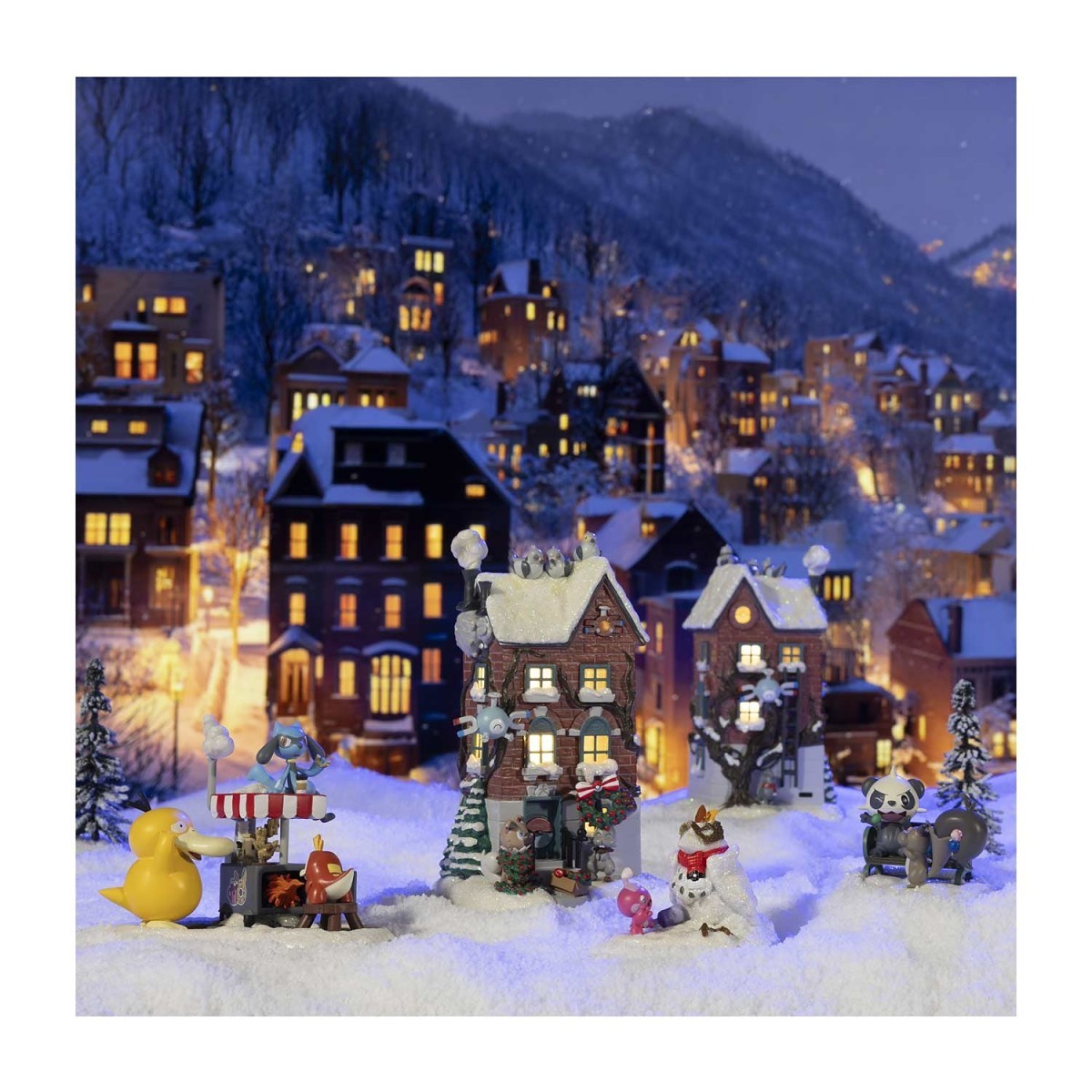 Snowy Snooze Holiday Pokémon Village Figure | Pokémon Center
