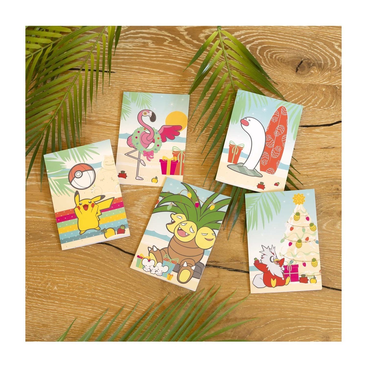 Pokémon Holiday Greeting Cards (10-Pack) | Pokémon Center Canada