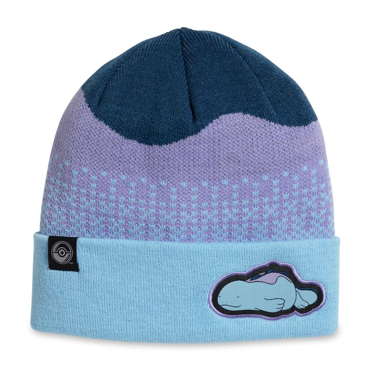 Lightning Bolt Embroidered Beanie - Cuffed Knit Cap For Adults