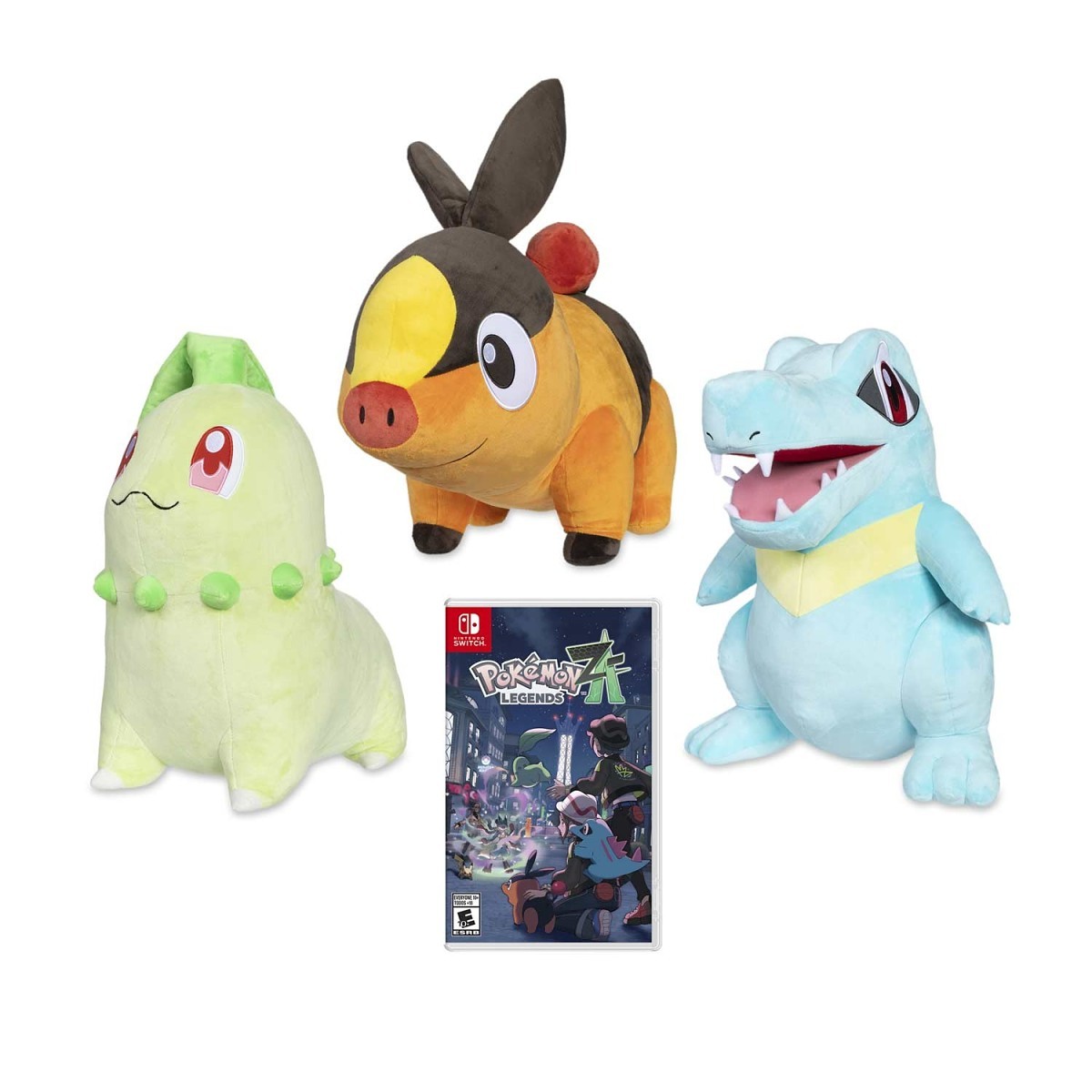 Pokédex-Size Plush Trio & Pokémon Legends: Z-A Bundle | Pokémon